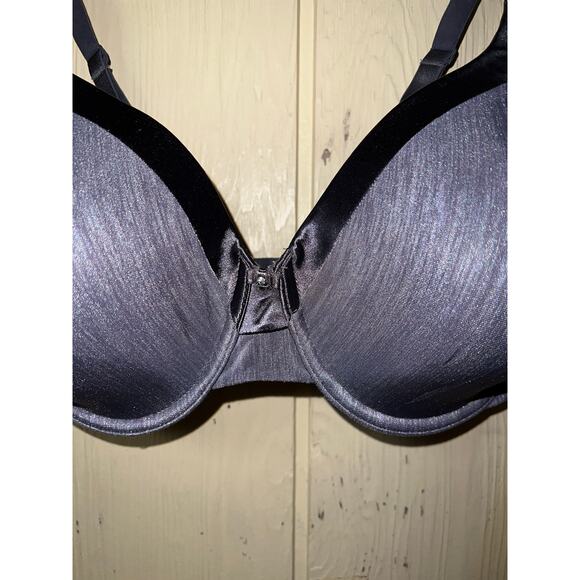 36DD Vanity Fair Bra Illumination Full Figure Underwire Gray Beauty Back 5838 - Picture 3 of 7